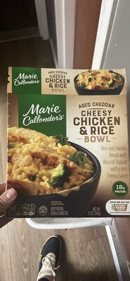 AGED CHEDDAR CHEESY CHICKEN & RICE BOWL