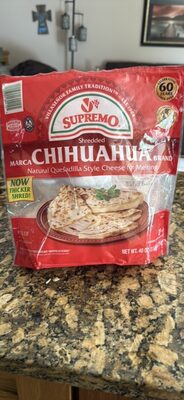 Shredded Chihuahua Natural Quesadilla Style Cheese for Melting