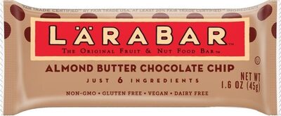 Almond Butter Chocolate Chip Bars