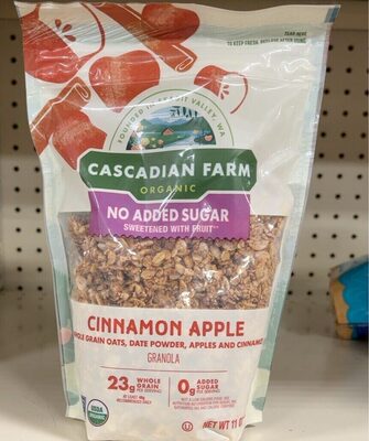 No Sugar Added Cinnamon Apple Granola