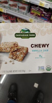 Organic Vanilla Chip Chewy Granola Bars