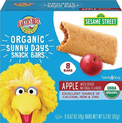 Organic sesame street sunny day toddler snack