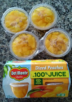 California Diced Peaches In Light Syrup