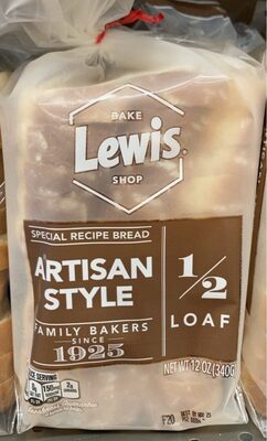 Artisan style bread