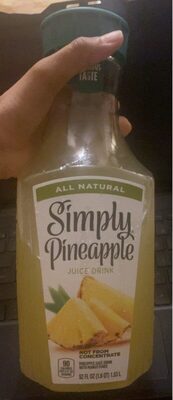 Simply Pineapple Juice Drink