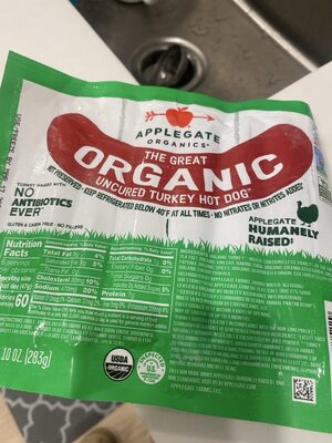 Hot dog uncured organic