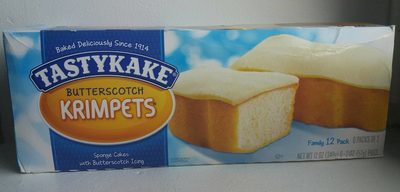 Tastykake, krimpets sponge cakes, butterscotch