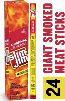 Giant smoked meat stick