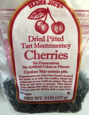 Dried Pitted Tart Montmorency Cherries
