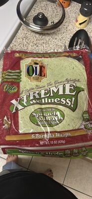 Tortilla Wraps Spinach & Herbs