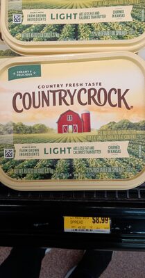 Country crock, light, 28% vegetable oil spread