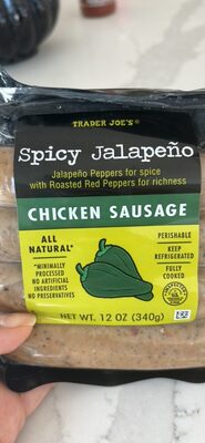 Spicy Jalapeño Chicken Sausage