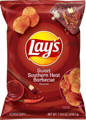 Potato chips sweet southern heat barbecue