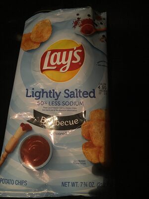 Lay's Lightly Salted Barbecue Flavored Potato Chips