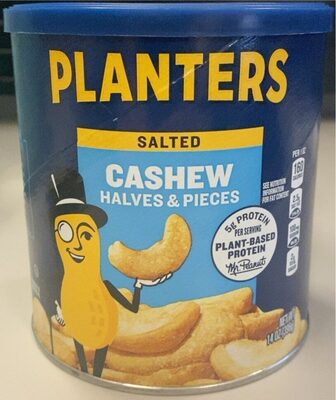 Salted cashew halves & pieces