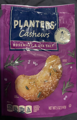 Planters Cashews Rosemary And Sea Salt