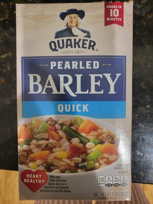 Quaker Quick Pearled Barley 11 Ounce Paper Box