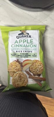 Apple Cinnamon Rice Crisps