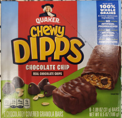 Quaker Chew Dipps Chocolate Chip