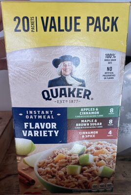 Instant Oatmeal Flavor Variety