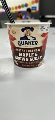 Instant Oatmeal Maple & Brown Sugar