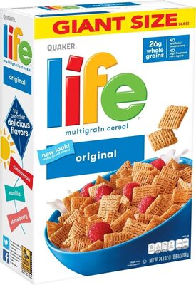 Life multigrain cereal original giant size