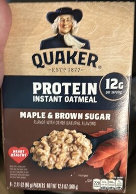 Protein Instant Oatmeal Maple & Brown Sugar