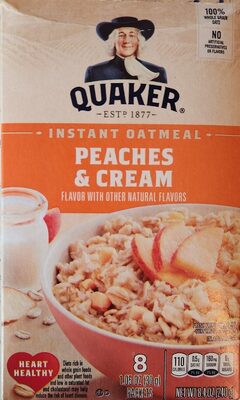 INSTANT OATMEAL PEACHES & CREAM