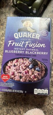 Fruit Fusion Instant Oatmeal Blueberry Blackberry