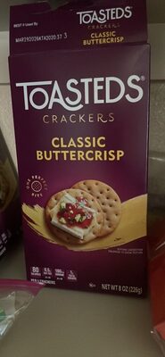 Classic Buttercrisp Toasted Crackers