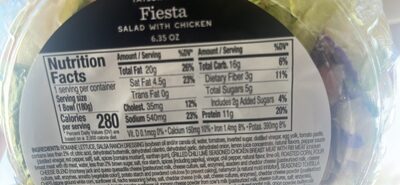 Fiesta Salad with Chicken