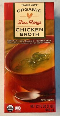 Trader Joe’s, Organic Free Range Chicken Broth