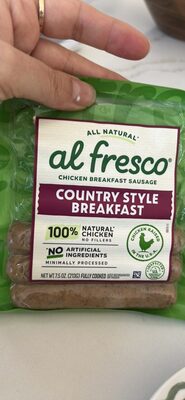 CHICKEN BREAKFAST SAUSAGE COUNTRY STYLE BREAKFAST