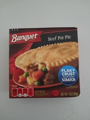 BANQUET Beef Pot Pie, 7 OZ