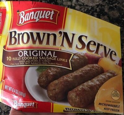 Brown 'N Serve Original 10 Fully Cooked Sausage Links