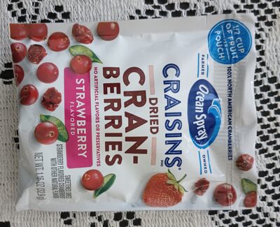 Ocean spray, craisins, strawberry dried cranberry