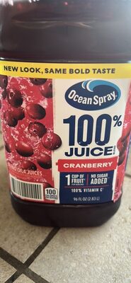 100% Juice Cranberry