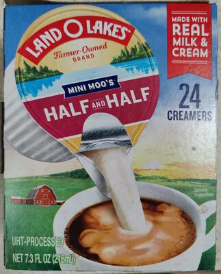 Land o lakes half half uhtprocessed creamer