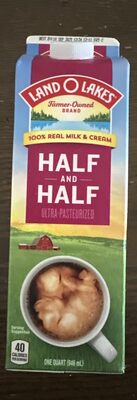 Half and half creamer