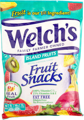 Welchs fruit snacks island fruits
