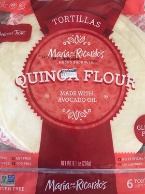 8" Quinoa Flour Gluten Free Tortillas