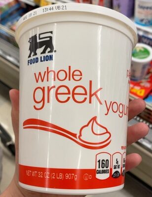 Whole greek yogurt