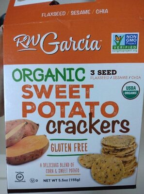 Organic 3 Seed Sweet Potato Crackers