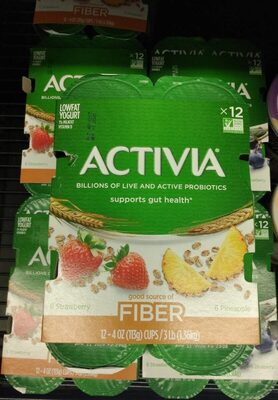 Activia Fiber Pineapple