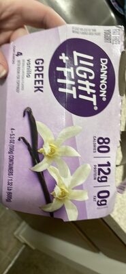 Greek vanilla yogurt