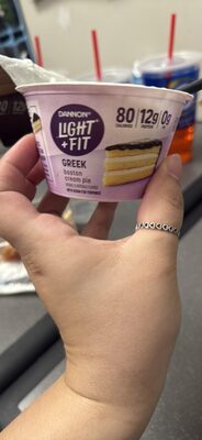 GREEK boston cream pie