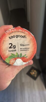 too good & co. strawberry puree yogurt