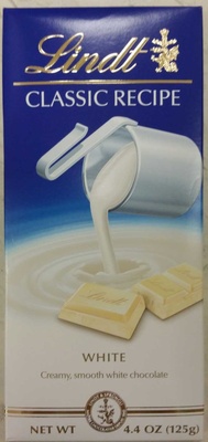 Classic recipe white chocolate, classic recipe