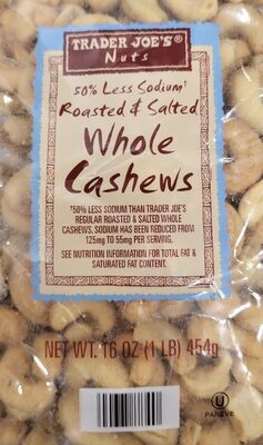 Whole cashews