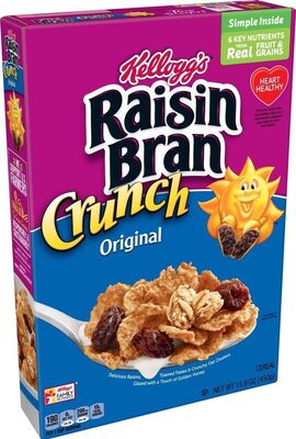 Raisin bran crunch original breakfast cereal